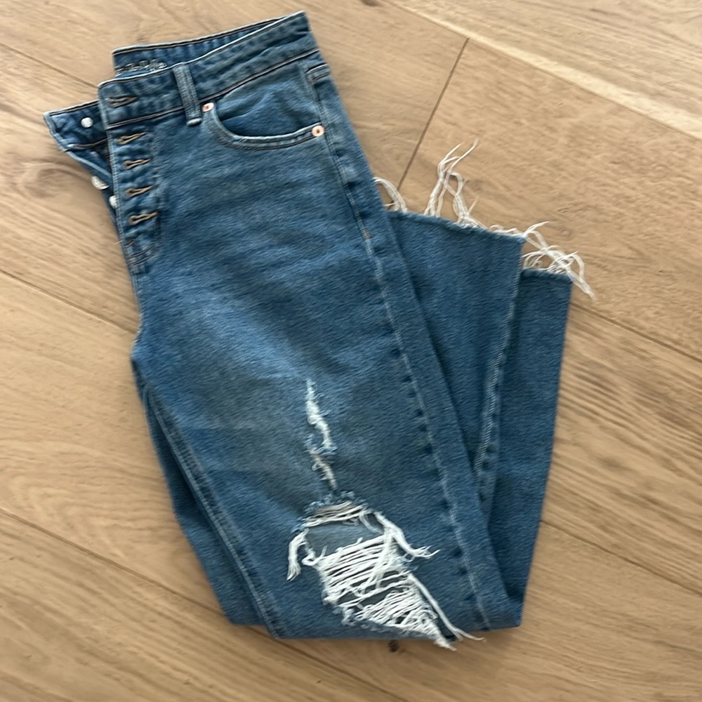 Wild Fable High Rise Ankle Straight Jean